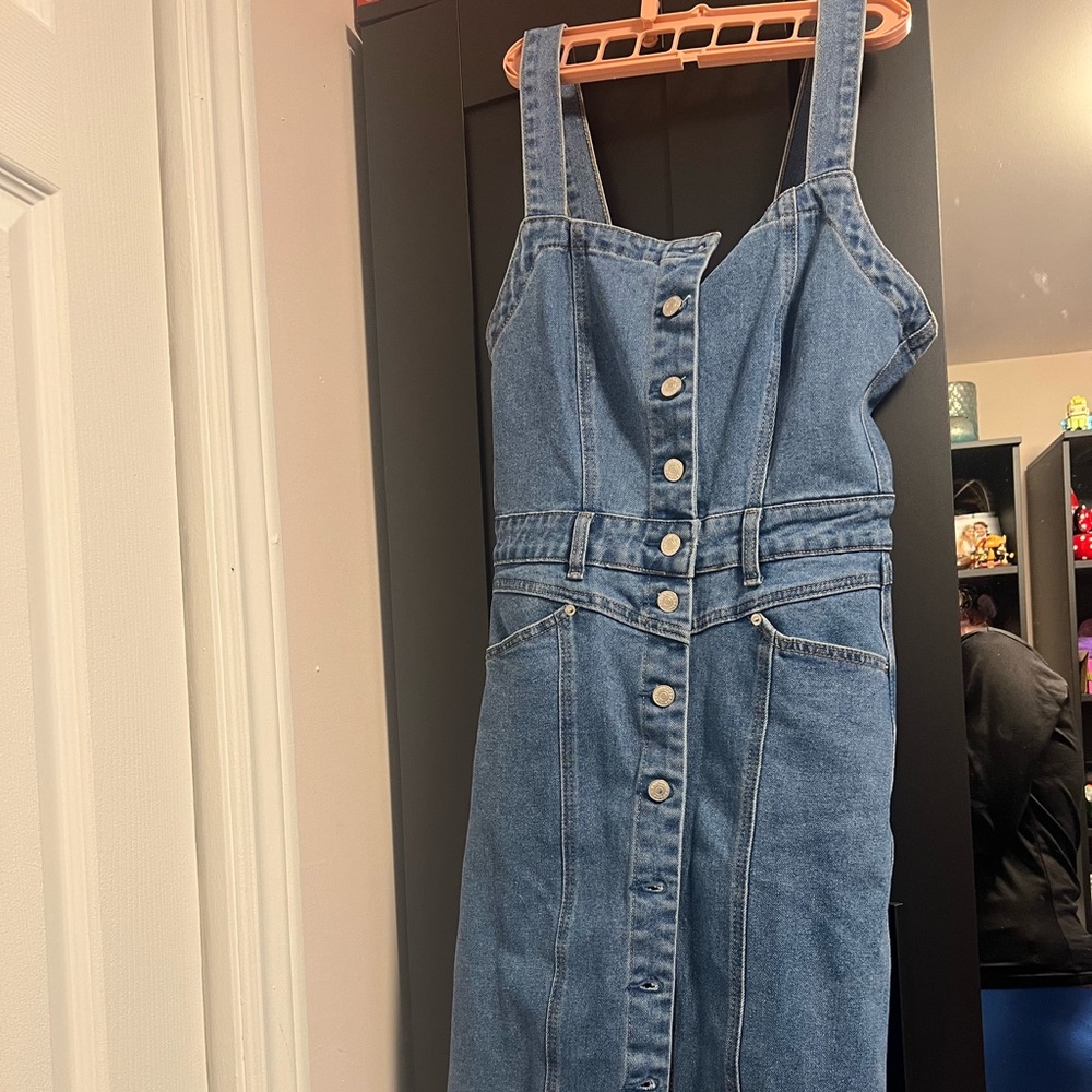 Eesome Blue Denim Dress